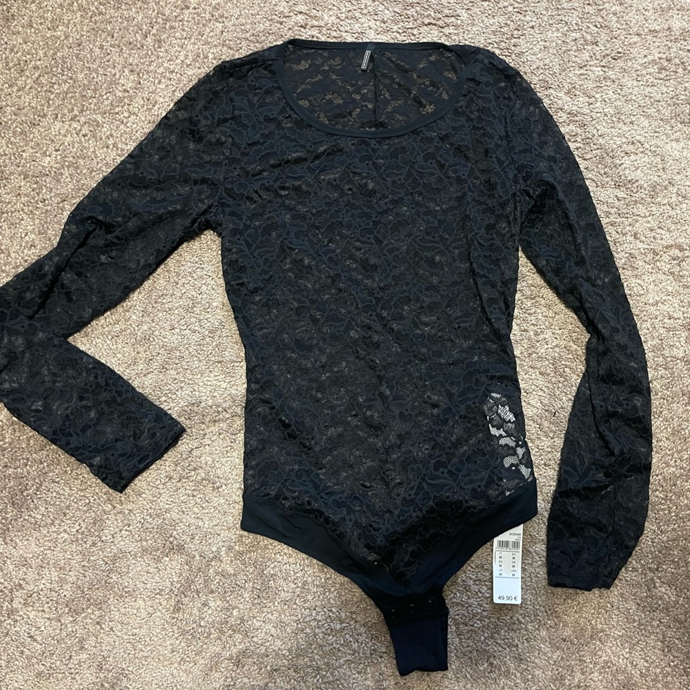 Intimissimi Black Lace Detail Garment